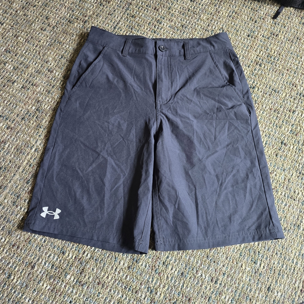 Under Armour Boys Black Athletic Shorts